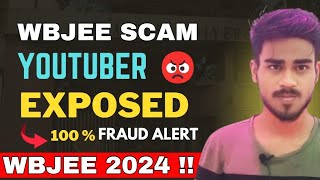 WBJEE 2024 Big scam exposed😡  Dont follow this type of YouTubers😡 [upl. by Shantee]