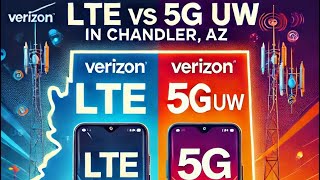 Verizon Network Speed Test in Chandler AZ  LTE vs 5G Ultra Wideband Comparison [upl. by Timothy]