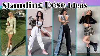 20 Standing Pose Ideas for girls  Aesthetic pose ideas [upl. by Klenk]