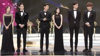 유연석♥서현진 이준기♥이지은 이민호♥전지현 베스트커플상 수상 2016 SAF 연기대상 1부 20161231 [upl. by Sedrul856]