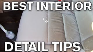 Best Interior Detailing Tricks Leather and Plastics [upl. by Ahsiekat119]