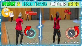 M1887 amp DESERT EAGLE ONE TAP SENSITIVITY 💥FREE FIRE HEADSHOT SETTINGFREE FIRE SETTING ✅ [upl. by Friedrick729]