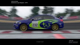 GTsport replay mode Autodrome Lago Maggiore GP II Subaru WRX STI Type S 14 [upl. by Ennis]