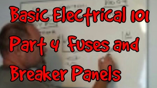 BASIC ELECTRICAL 101 04  Fuses and Breaker Panels [upl. by Alihs]