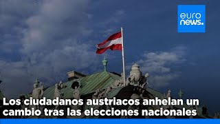 Los ciudadanos austriacos anhelan un cambio tras las elecciones nacionales del fin de semana [upl. by Risay]