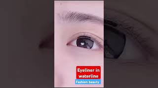 eyeliner for beginners waterlineeyelinereyeliner tutorial ytshort [upl. by Munn]