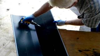 Diamond Roof  Detailed top of metal roof dormer valley part 1 of 2 [upl. by Neelra]