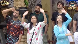 Bigg Boss 18 LIVE BB18 Ki Pehli Subah Alice Hui Late Shehzada Dikhe Sleepy Chaht Dikhi Energetic [upl. by Neeoma310]