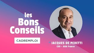 Les bons conseils  Jacques de Peretti CEO de AXA [upl. by Sassan]