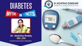 Myths vs Facts About Diabetes by Dr Nishitha Reddy diabetes diabetesawareness [upl. by Adnoek]