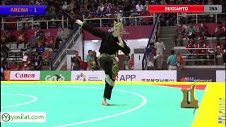 Pencak Silat Artistic Male Singles Indonesian Finals  18th Asian Games Indonesian 2018 [upl. by Nolra38]