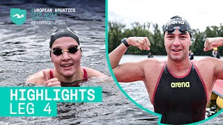 10km Race Highlights  Open Water Swimming Cup 2024  Leg 4 Belgrade  European Aquatics [upl. by Yhtimit]