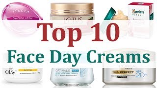 Top 10 Face Day Creams​ [upl. by Andonis449]