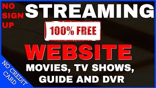 INSANE FREE STREAMING WEBSITE with NO SIGN UP 100 FREE [upl. by Hennessey]