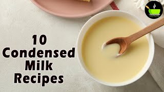 Indian Condensed Milk Milkmaid Recipes  10 Best Desserts with Sweetened Condensed Milk Recipes [upl. by Billat]