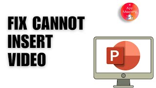 Fix PowerPoint Cannot Insert a Video From the Selected File Verify That the Necessary 64bit Codec [upl. by Uta665]