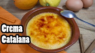 🥇 CREMA CATALANA  Postre fácil y delicioso ✅ La receta auténtica [upl. by Hubey]