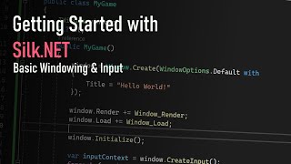 Getting Started with SilkNET on C NET 6 [upl. by Xyno]