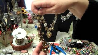 Making Charm Jewelry Kitchen Sink Style from Bsue Boutiques [upl. by Paddie]