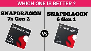 Qualcomm Snapdragon 7s Gen 2 Vs Qualcomm Snapdragon 6 Gen 1  TechnoRuhez ChotaTech1 [upl. by Phenica203]