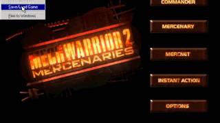 MechWarrior 2 Mercenaries  Rich Ending Movie  Cash Out 110033713 Cbills [upl. by Enilreug]