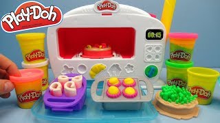 Play Doh Kitchen Magical Oven Toy Review  Unboxing and Playing [upl. by Downing]