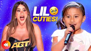 CUTEST LITTLE GIRL Auditions On Americas Got Talent 🥹🩷 [upl. by Naras]