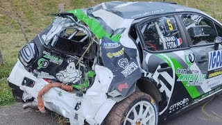 Rallye Aveyron Rouergue  Crash Jumps amp Attack  ERIC CAMILI WINNER Saturday Day 3 Highlights 2024 [upl. by Anitsirhk641]