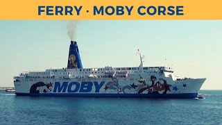 Departure of ferry MOBY CORSE in Bastia Moby Lines [upl. by Yemane]