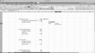 Inventory Reorder Point Calculations Part 1 [upl. by Dnomso]