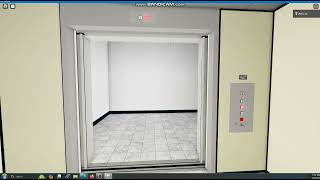 Montgomery Hydraulic Elevator JCPenney Leoville Robloxia [upl. by Nosneh]