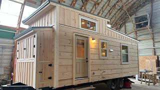 10’x24’ All Wood Tiny Home “The Woody” 59900 Accepting Orders Now 🪵🏡🤩🇺🇸😉🏘️ [upl. by Rutger]