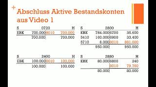 Buchführung üben  Aufgabe 4  Teil 2 [upl. by Lahcym]