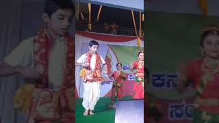 Kannada song dance celebration of kannada Rajyostava dance mastii [upl. by Nollad265]