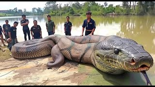 Biggest snake in the world  Green Anaconda  Worlds largest snake  Techbye World [upl. by Chrystal]