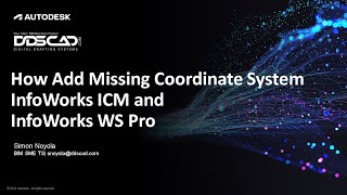 Infoworks ICM and WS PRO How Add Missing Coordinate System [upl. by Iman]