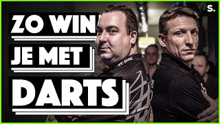 Kim Huybrechts maakt van Wesley Sonck een dartskampioen  Café Sport 02 [upl. by Naejeillib]