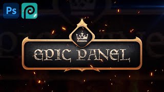 Twitch Panel Photoshop Template  EPIC [upl. by Deering]