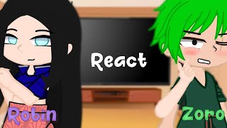 Mugiwaras react robin×Zoro [upl. by Pammy842]