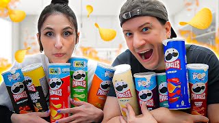 PROVIAMO TUTTI I GUSTI PIÙ ASSURDI DELLE PRINGLES [upl. by Locin]