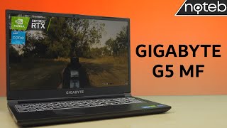 Gigabyte G5 MF 2023 Review   unboxing benchmarks and more [upl. by Kyne992]