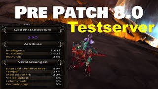 WoW Testserver PrePatch 80  Änderungen und Neuerungen  Deutsch German HD [upl. by Burris]