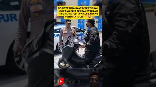 diduga oknum aparat bentak perwira polisi❗️😌 shorts tni polri tentara militer polisi komando [upl. by Kentigera792]