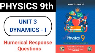 class 9 physics chapter 3 dynamics 1 numericals  national book foundation class 9 physics [upl. by Clark890]