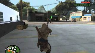 GTA San Andreas Assasins Creed 3 mod  with download link [upl. by Enitnelav772]