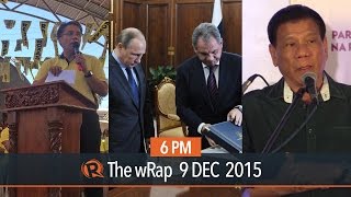 Roxas’ ally in Laguna Duterte on 2016 Russia strikes  6PM wRap [upl. by Ruthie]