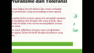 PAI TOLERANSI DALAM AL ISLAM [upl. by Storfer]