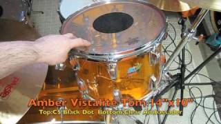 Ludwig Vistalite Bonham Tuning  JOEDRUMS [upl. by Tsiuqram]