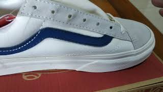 UNBOXING  VANS STYLE 36 MARSHMALLOW DRESS BLUESS [upl. by Peursem192]