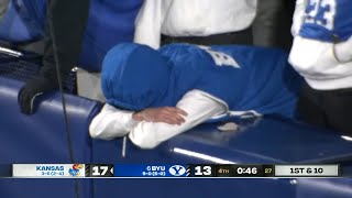 Kansas UPSETS 6 BYU  2024 College Football [upl. by Rory]